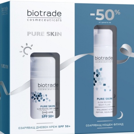 Biotrade Pure Skin Дневен крем SPF50+ 50 ml + Нощен флуид 50 ml