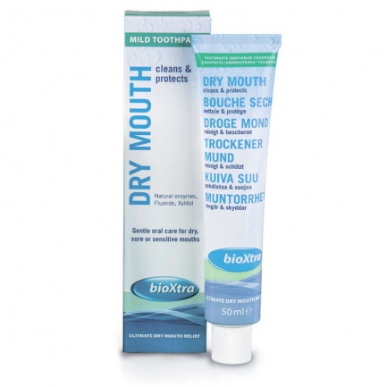 Bioxtra Овлажняваща мека паста за зъби за суха уста 50 ml
