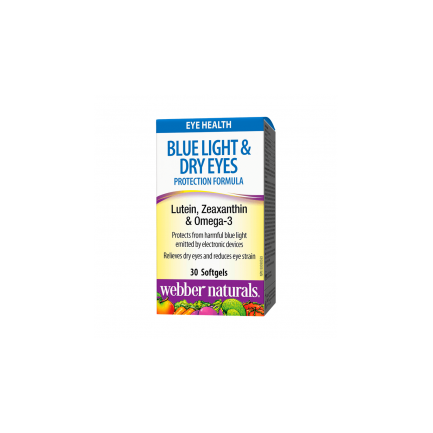 Blue Light & Dry Eyes Protection Formula / Формула в подкрепа на зрението с Лутеин, Зеаксантин и Омега 3 х 30 софтгел капсули