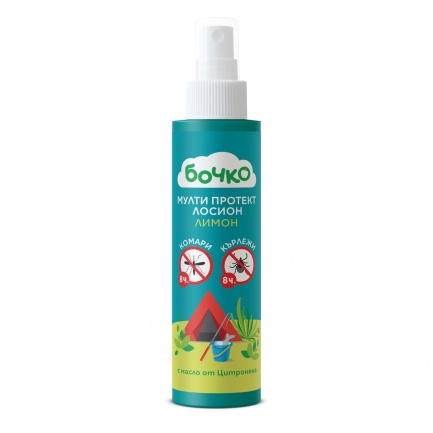 Бочко Мулти Протект Лосион - Лимон 120 ml