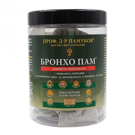 Бронхо Пам Original Чай от Проф. Д-р Памуков х30 филтърни пакетчета