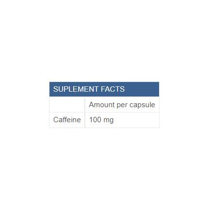 Caffeine Energy 100 mg х90 капсули