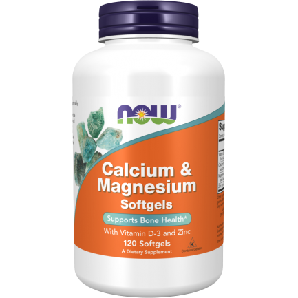 Calcium & Magnesium Softgels / with Vit D and Zinc