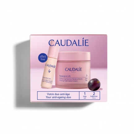 Caudalie Resveratrol-Lift Стягащ Кашмирен Крем 50 ml + Resveratrol-Lift Серум 10 ml