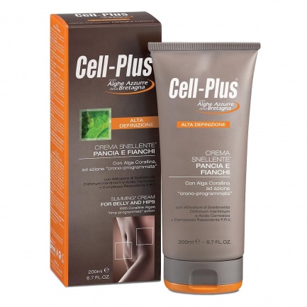 Cell Plus Крем за отслабване на бедра и корем 200 ml