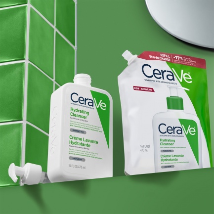 CeraVe Хидратиращ измиващ крем за лице и тяло 473 ml - ПЪЛНИТЕЛ