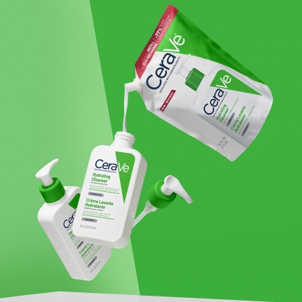 CeraVe Хидратиращ измиващ крем за лице и тяло 473 ml - ПЪЛНИТЕЛ