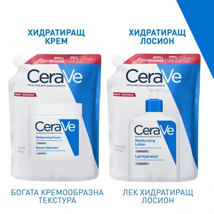 CeraVe Хидратиращ лосион за лице и тяло 473 ml - ПЪЛНИТЕЛ