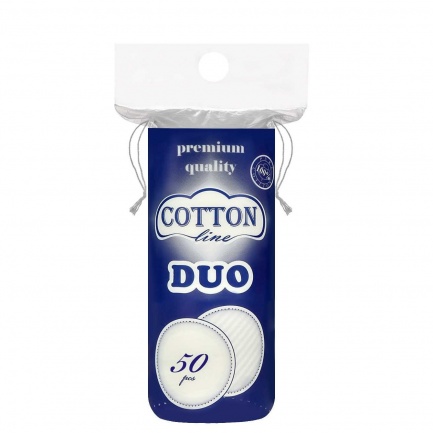 Cotton Line Тампони за грим х50 броя