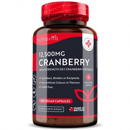 Cranberry - Червена Боровинка 12500 mg 180 веган капсули
