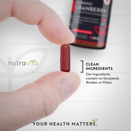 Cranberry - Червена Боровинка 12500 mg 180 веган капсули