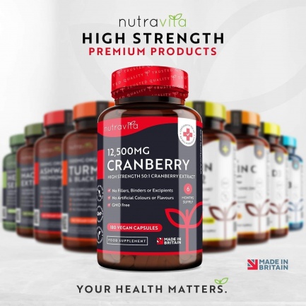 Cranberry - Червена Боровинка 12500 mg 180 веган капсули