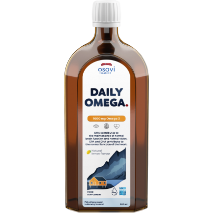 Daily Omega Liquid | Natural Lemon Flavored / 500 ml