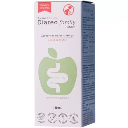 Диарео Фемили Bimbi при диария 150 ml