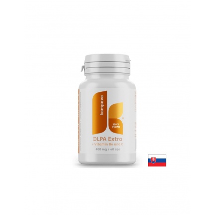 DL-фенилаланин 425 mg + Витамин B6 и Витамин C – Енергия, тонус и нервна система, 60 капсули