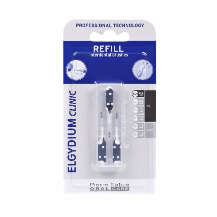 Elgydium Clinic Refills Trio Compact пълнител лилав, размер 6-4 мм х3 броя 