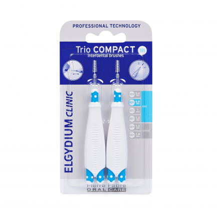 Elgidium Clinic Trio Compact Интердентални четки за зъби за тесни пространства 6 бр. 