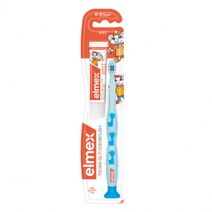 elmex Kids Четка за зъби за деца 0-3г. + Паста за зъби 12 ml