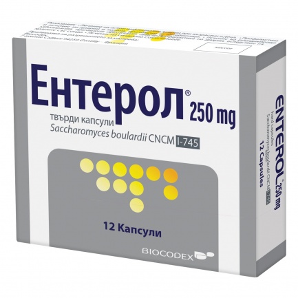 Ентерол пробиотик 250 mg х20 капсули