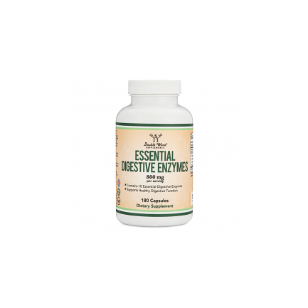 Essential digestive enzymes - Храносмилателни ензими, 180 капсули Double Wood