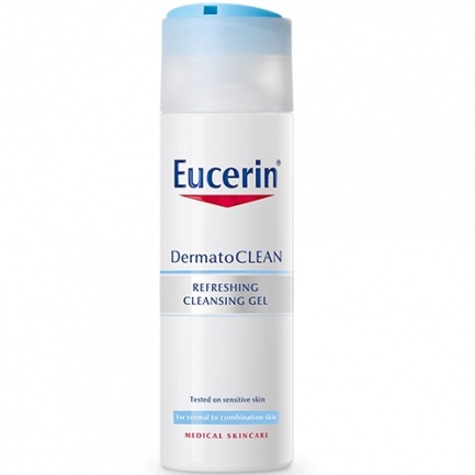 Eucerin DermatoClean Измиващ гел за нормална и смесена кожа 200 ml