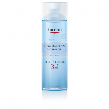 Eucerin DermatoClean Мицеларна вода 3 в 1 с хиалурон 200 ml