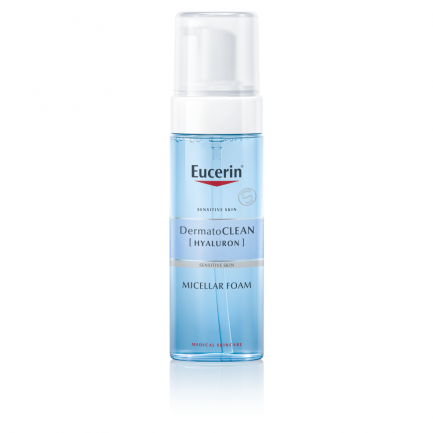 Eucerin DermatoClean Мицеларна пяна с хиалурон 150 ml