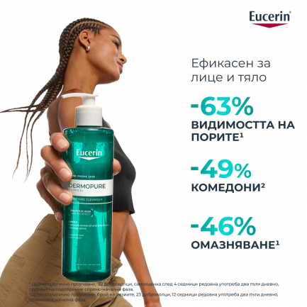Eucerin® DERMOPURE CLINICAL Измиващ гел 200 ml