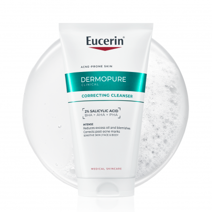 Eucerin® DERMOPURE CLINICAL Коригиращ измиващ гел 150 ml