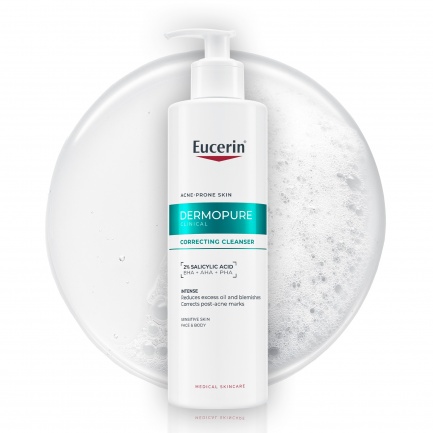 Eucerin® DERMOPURE CLINICAL Коригиращ измиващ гел 400 ml
