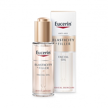 Eucerin Elasticity + Filler Подхранващо олио за лице за зряла кожа 30 мл