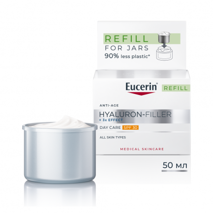Eucerin ПРОМО Hyaluron-Filler Дневен крем SPF30 за всеки тип кожа 50 ml