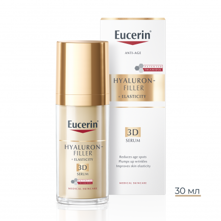 Eucerin Hyaluron-Filler+Elasticity 3D Серум 30 ml