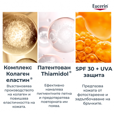 Eucerin Hyaluron-Filler + Elasticity SPF30 Rosy Озаряващ дневен крем 50 ml