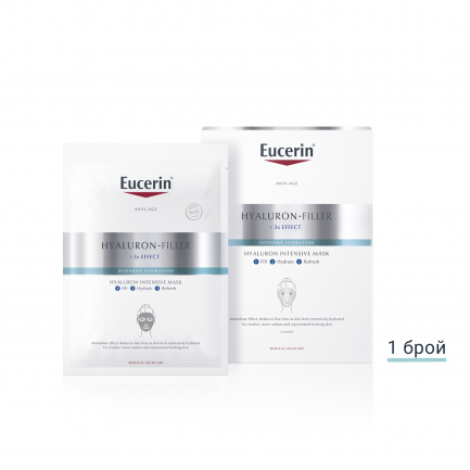 Eucerin Hyaluron-Filler Хидратираща маска - 1 бр.