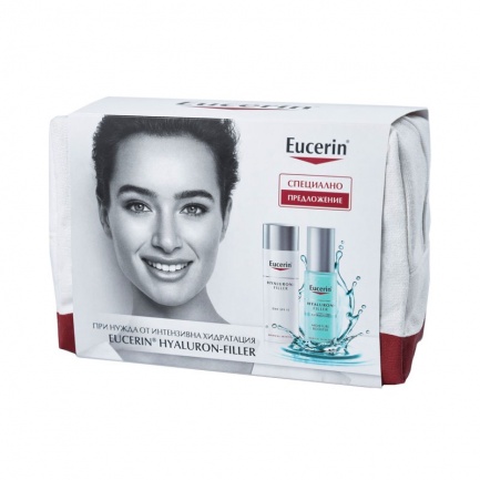 Eucerin Hyaluron-Filler Дневен крем за нормална и смесена кожа + Ултралек хидратиращ гел 