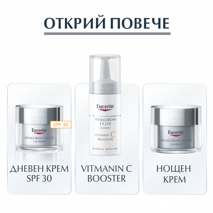 Eucerin Hyaluron-Filler Нощен пилинг и серум 30 ml