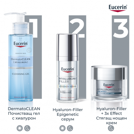 Eucerin Hyaluron-Filler Стягащ нощен крем 50 ml