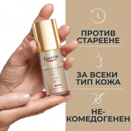 Eucerin Hyaluron-Filler+Elasticity 3D Серум 30 ml