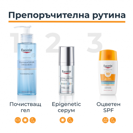 Eucerin Hydro Protect SPF50+ Слънцезащитен ултралек флуид за лице - Светъл 50 ml