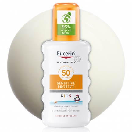 Eucerin Sensitive Protect SPF50+ Слънцезащитен спрей за деца 200 ml