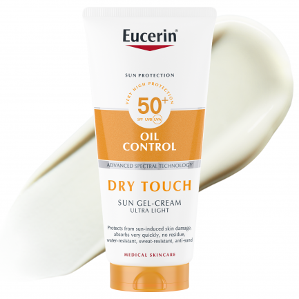 Eucerin Sun Oil Control Dry Touch SPF50+ Слънцезащитен гел-крем за тяло 200 ml