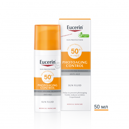Eucerin Photoaging Control SPF50 Слънцезащитен флуид за лице 50 ml