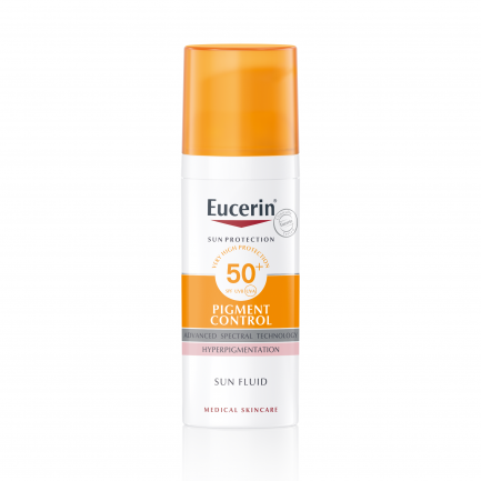 Eucerin Pigment Control Слънцезащитен флуид за лице SPF 50+ 50 ml