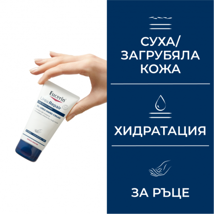 Eucerin UreaRepair PLUS Възстановяващ крем за ръце за суха кожа с 5% Урея 75 ml