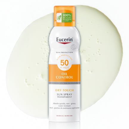 Eucerin Oil Control Protect SPF50 Охлаждащ слънцезащитен спрей за тяло 200 ml