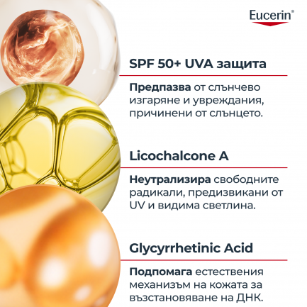 Eucerin Oil Control Protect SPF50 Охлаждащ слънцезащитен спрей за тяло 200 ml