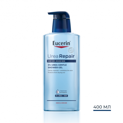 Eucerin UreaRepair Нежен душ гел с 5% урея 400 ml