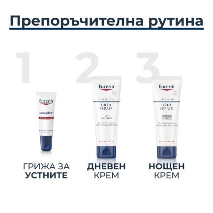 Eucerin UreaRepair 5% Урея Нощен крем за лице 50 ml
