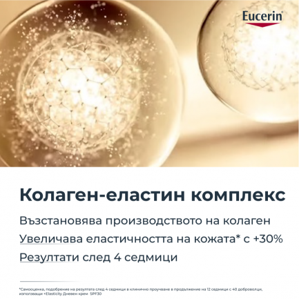Eucerin®Hyaluron-Filler+Elasticity Дневен крем за всеки тип кожа SPF30 Пълнител 50 ml